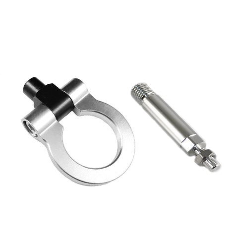 Silver Metal Track Racing Style Aluminum Tow Hook For Mercedes Benz C E S M GLA GLK