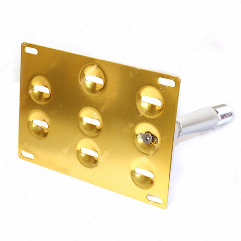 Bumper Tow Hook License Plate Mount Bracket for Porsche 911 Carerra 1994-2011 Black/ Gold/ Red