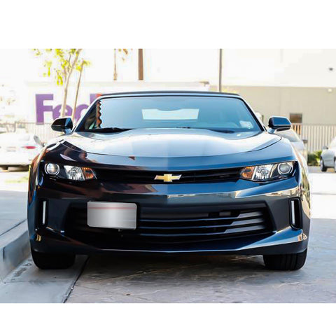 Front Bumper License Plate Tow Hook Bracket Kit for Chevy Camaro 2016-up Black/ Gold/ Red