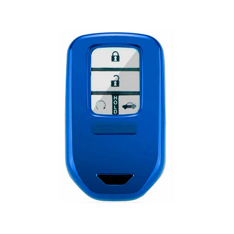 TPU Blue Shockproof Smart Key Fob Holder For Honda Honda CR-V CR-V FIT Civic