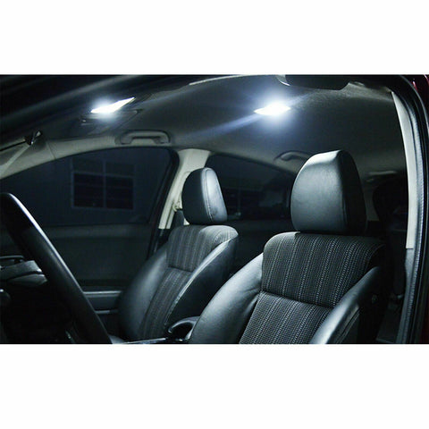 White LED Interior Dome Map Tag Light Package Kit for Nissan Pathfinder 2005-12
