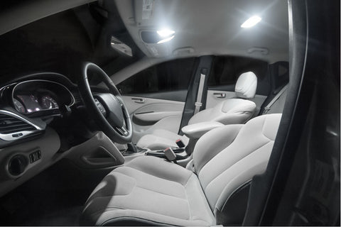 White LED Interior Dome Map Tag Light Package Kit for Nissan Pathfinder 2005-12