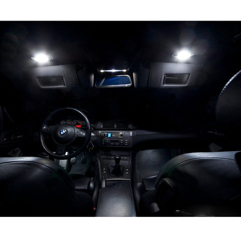 10x Light Bulbs SMD Interior LED Lights Package Kit For 2015 & up Chevy Colorado White\ Blue