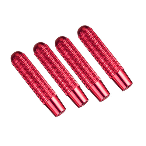 Blue/ Red Metal Screw On Door Lock Knob Pin Cap for Mercedes Benz CLA GLA 2014-2018