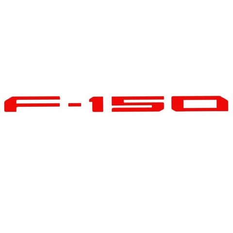 F-150 Letter Decal Tailgate Die-Cut Insert Vinyl Sticker for Ford F-150 2018-up Matte Black/ Glossy Red/ Brushed Silver/ Brushed Gold