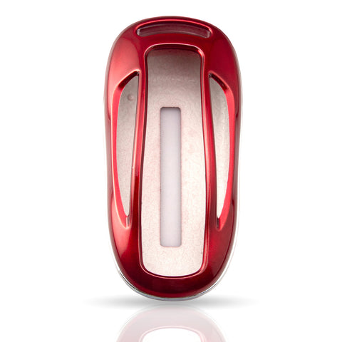 Carbon Fiber Pattern/ Glossy Black/ Glossy Red/ Glossy White Key FOB Cover Hard Shell Case for Tesla Model X Keyless Remote