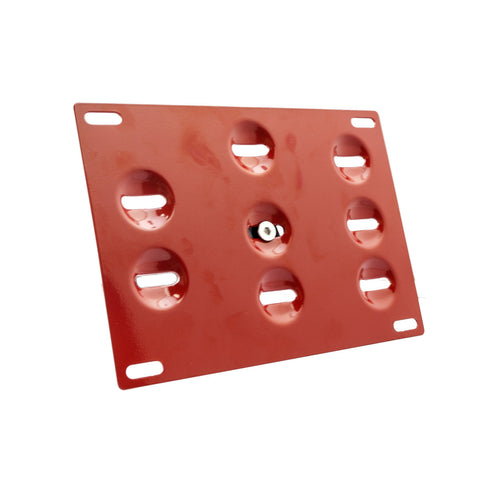 Black / Gold / Red License Plate Mounting Bumper Tow Hook Bracket for Mercedes GLK GLC GLE, Fit Porsche Macan 2014-2019, Fit Audi Q7 2016-up