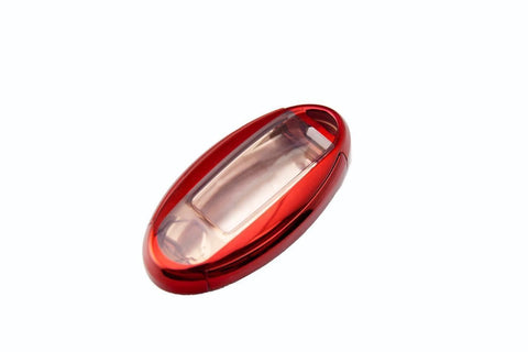 Black Soft TPU + Hard ABS Remote Smart Key Fob Shell Cover For Nissan 3 4 5 Buttons