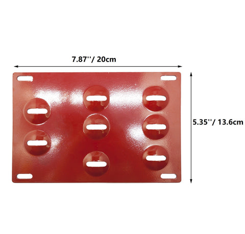 Black / Gold / Red License Plate Mounting Bumper Tow Hook Bracket for Mercedes GLK GLC GLE, Fit Porsche Macan 2014-2019, Fit Audi Q7 2016-up