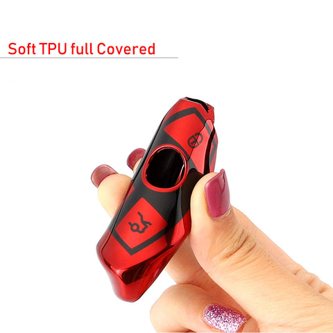 Blue/ Red/ Silver/ Rose Gold TPU Full Sealed Smart Key FOB Cover Case For Mercedes Benz C E G S M CLS CLK Class