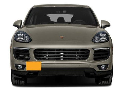 Black/ Gold/ Red Aluminum Bumper Tow License Plate Mount Bracket for Porsche Cayenne 2011-2017