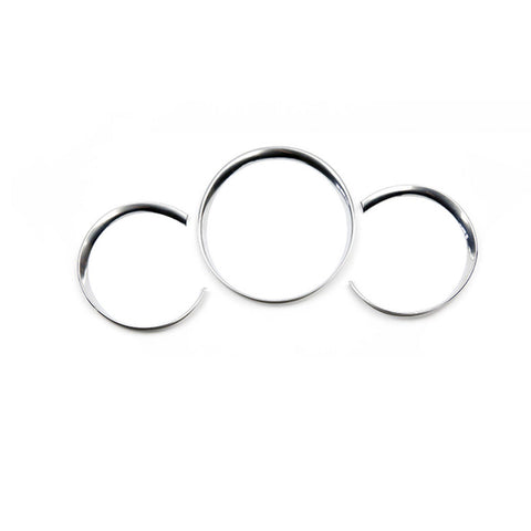 Dashboard Instrument Console Display Decor Ring for Porsche Macan 2014-2017 Red/ Blue/ Silver