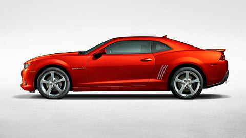 For Chevy Camaro L&R Side Vent Insert Black/ Brushed Silver/ Red/ White/ Matte Black Stripe Decal Inlay Sticker 2010 - 2015