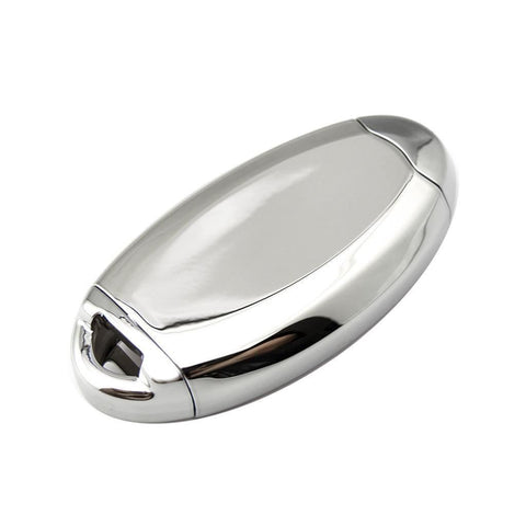 Black Soft TPU + Hard ABS Remote Smart Key Fob Shell Cover For Nissan 3 4 5 Buttons