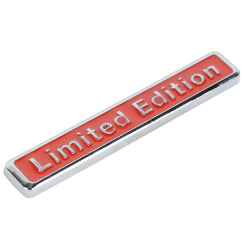 3D Metal Limited Edition Car Trunk Fender Bumper Emblem Sticker Decal Auto Trim Badge