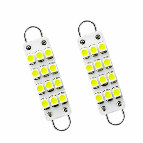 12x Luxury White LED Lights Full Interior Package for Dodge Charger 2015-2019