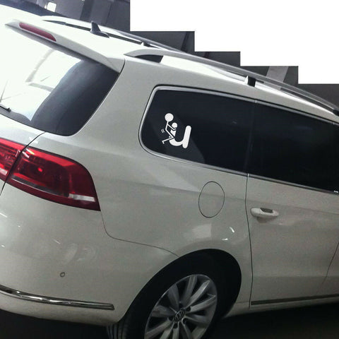 3x Funny fuck-It fuck-u JDM Illest Ricer Car Window Die-Cut Graphic Vinyl Decals for SUV Truck Car Bumper, Laptop, Wall, Mirror, Motorcycle