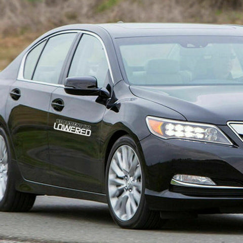 3x BE PATIENT I M LOWERED Car Trunk Window Stickers Vinyl Decal Stance JDM Drift