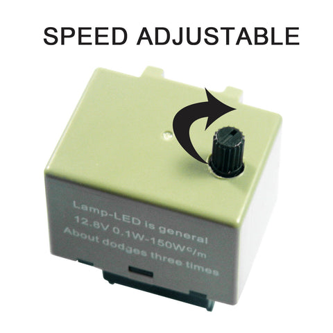 8-Pin Flashing Speed Adjustable Electronic LED Flasher Assy Relay Fix For Lexus Scion Toyota LED Turn Signal Light Bulbs