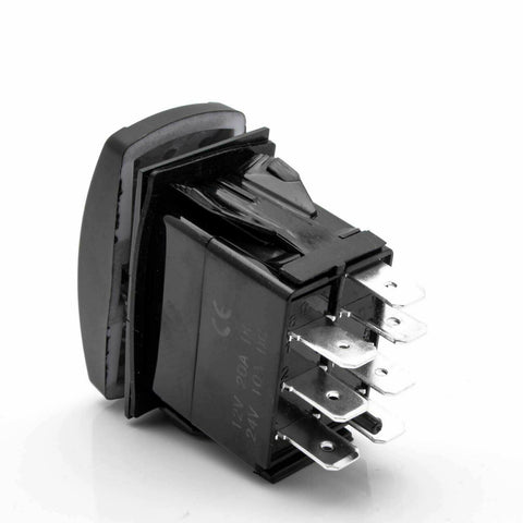 Blue LED Winch Rocker IN OUT Switch For UTV Polaris Ranger 900 800 RZR 900 1000