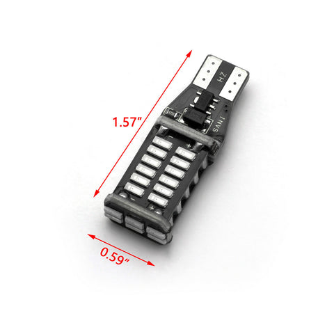 30-SMD LED 3rd Center High Stop Brake Light Bulbs Bright Red 921 912 T15 Canbus