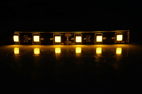 Amber Light Strips Bar LED Tail Light License Brake Turn Signals ATV Motorcycle