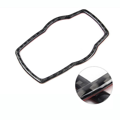 Carbon Fiber IDrive Controller Frame Trim Buttons Fit BMW 1 3 5 7 X Series