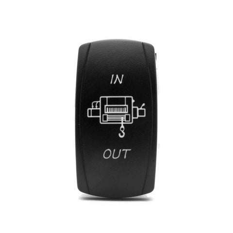 Blue LED Winch Rocker IN OUT Switch For UTV Polaris Ranger 900 800 RZR 900 1000