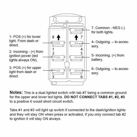 Blue LED Winch Rocker IN OUT Switch For UTV Polaris Ranger 900 800 RZR 900 1000