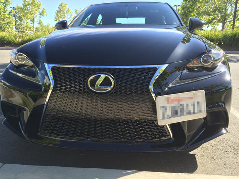 Tow Hook License Plate Bumper Mount Bracket For Lexus IS CT GS LS RC RX