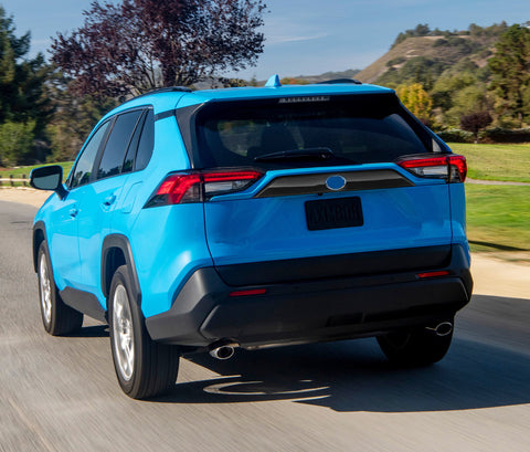 Glossy Black Rear Taillight Trunk Upper Lid Cover Trim For Toyota RAV4 2019-2024