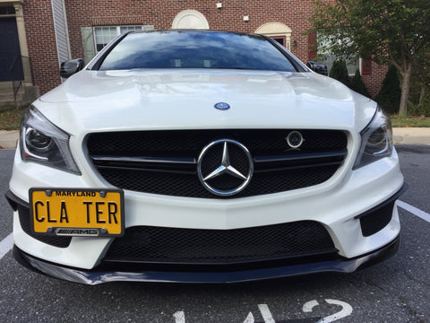 1 Set Front Tow Hook License Plate Bumper Mounting Bracket Fit Mercedes-Benz C E S M GLA GLK CLA ML SL AMG Class