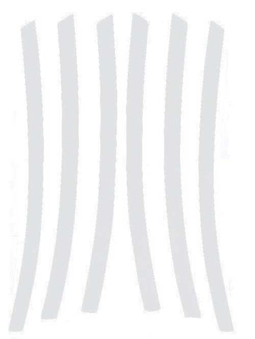 For Chevy Camaro L&R Side Vent Insert Black/ Brushed Silver/ Red/ White/ Matte Black Stripe Decal Inlay Sticker 2010 - 2015