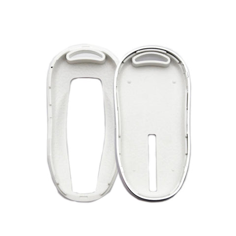 Carbon Fiber Pattern/ Glossy Black/ Glossy Red/ Glossy White Key FOB Hard Cover Shell Case for Tesla Model S 2012-2018