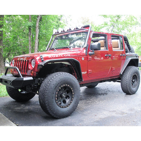 2 x Vinyl Black/ Brush Silver/ Red/ White RUBICON Letter Decal Hood Fender Sticker for Jeep Rubicon Wrangler JK YJ