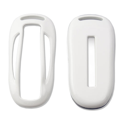 Carbon Fiber Pattern/ Glossy Black/ Glossy Red/ Glossy White Key FOB Cover Hard Shell Case for Tesla Model X Keyless Remote