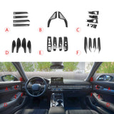 Carbon Fiber Look Door Side Window Switch Panel Cover For Honda Civic 2022-23