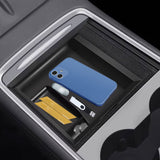 3PCS Center Console Organizer Tray Armrest Hidden Cubby Drawer Storage Box Compatible with Tesla Model 3 Model Y 2021-2024