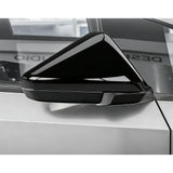 x xotic tech Door Side Rearview Mirror Cover Caps Protection Compatible with Tesla Cybertruck 2024 2025 Left & Right Exterior Accessories, (2PCS, Matte Carbon Fiber Pattern)