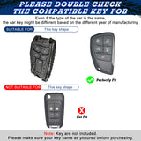 x xotic tech Mech Style Heavy Metal Key Fob Cover Compatible with Chevy Silverado 1500, GMC Sierra 1500 2022-2025, Chevrolet Tahoe 2024-2025, Zinc Alloy Key Case Protector Shell Keychain