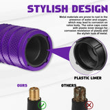 Xotic Tech 4pcs Tire Valve Stem Cover Caps Anodized Aluminum Alloy, Corrosion Resistant Leak-Proof Wheel Valve Cap Set Exterior Accessories, Universal for Cars Trucks Motorcycles SUVs and Bikes
