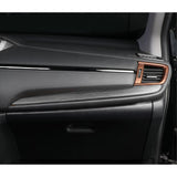 Peach Wood Style Side AC Vent Outlet Frame Cover Trim For Honda CR-V 2017-2022