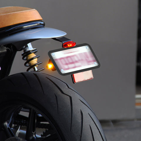 x xotic tech Motorcycle Silicone License Plate Frames, Motorbike License Plate Holder, Rust Proof, Rattle Proof, Weather Proof