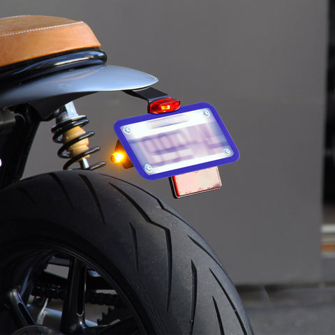 x xotic tech Motorcycle Silicone License Plate Frames, Motorbike License Plate Holder, Rust Proof, Rattle Proof, Weather Proof