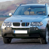 Tri-Colored Front Center Kidney Grille Strips Clip Cover For BMW X3 E83 2003-06