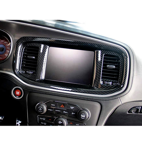 Dash Navigation Screen Air Vent Outlet Molding Cover For Dodge Charger 2015-23