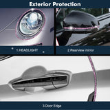 16.4 Ft Rhinestone Auto Dashboard Line Self Adhesive Molding Sticker Trim Strips