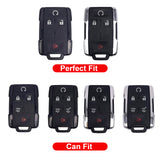 For Chevrolet Suburban GMC Yukon 4 Buttons Remote Key TPU Fob Cover Case Holder