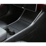 4pcs/Set Center Console Wrap Decor Sticker Accessories for Tesla Model 3/Y 17-20