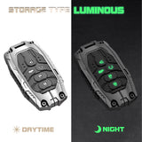 x xotic tech Mech Style Heavy Metal Key Fob Cover Compatible with Honda Civic, Accord, CR-V, HR-V, Pilot 2022–2026, Zinc Alloy Key Case Protector Shell Keychain